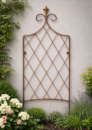 Rust metal garden - metal, trellis