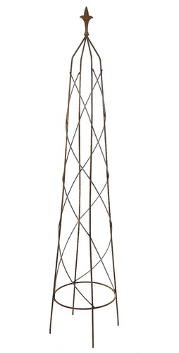 Metal garden obelisk climbing - metal,