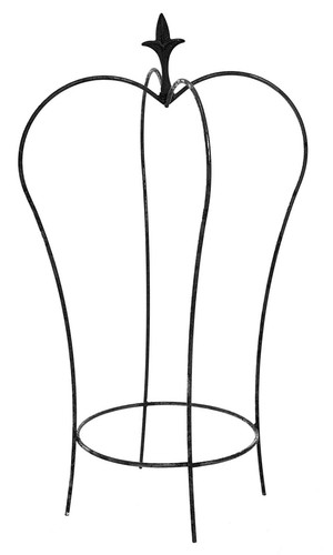 Metal garden plant pot - plant,