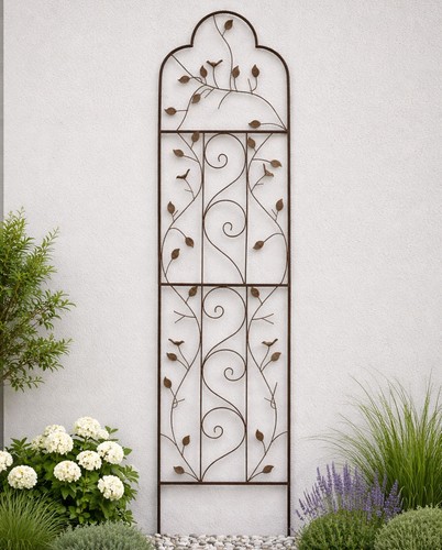 Metal garden trellis - metal,