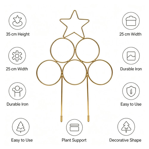 Iron plant climbing frame for - iron,