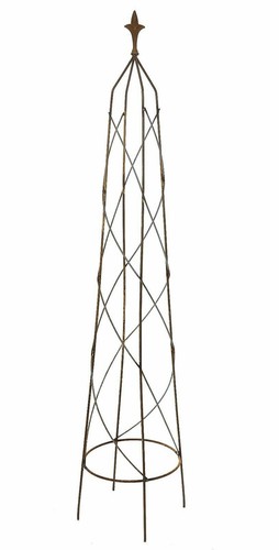 Metal garden obelisk plant - metal,
