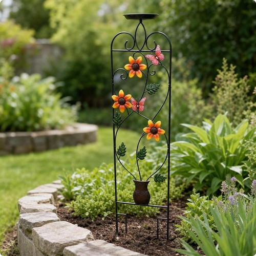 Metal garden trellis - metal,