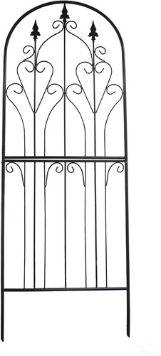 Metal garden trellis - garden,