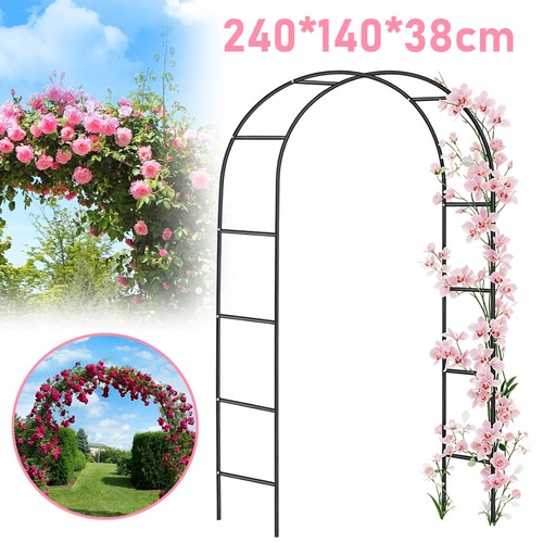 Metal tubular frame rose arch - frame,