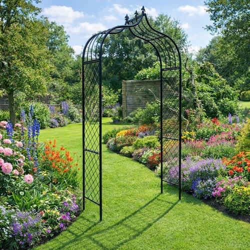 Garden metal arch rose - arch,