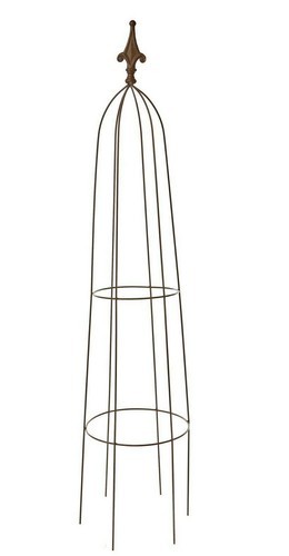 Metal garden obelisk climbing - metal,